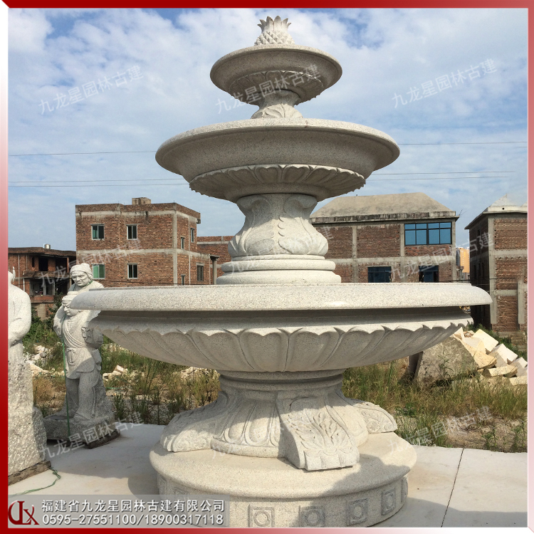 石雕噴泉圖片