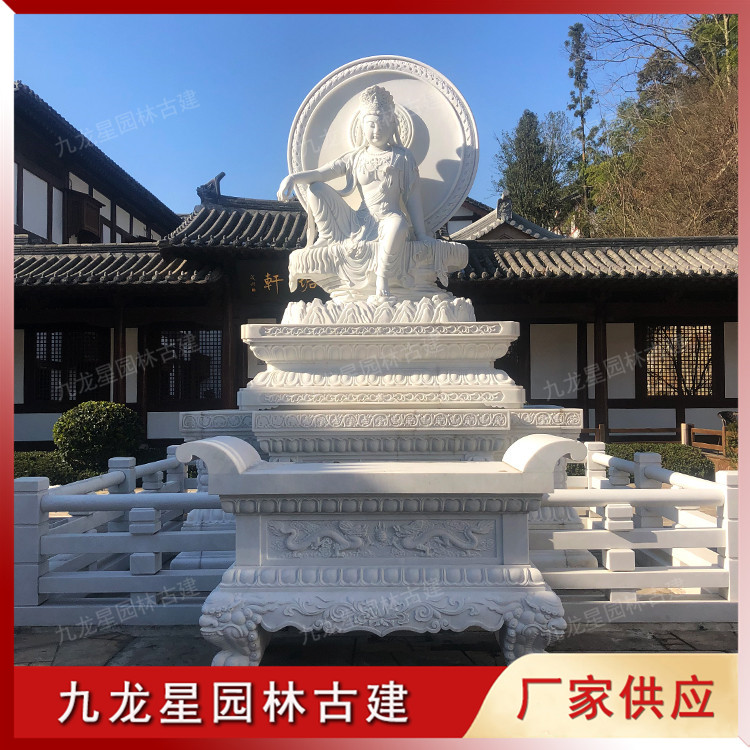 漢白玉觀音雕塑圖片